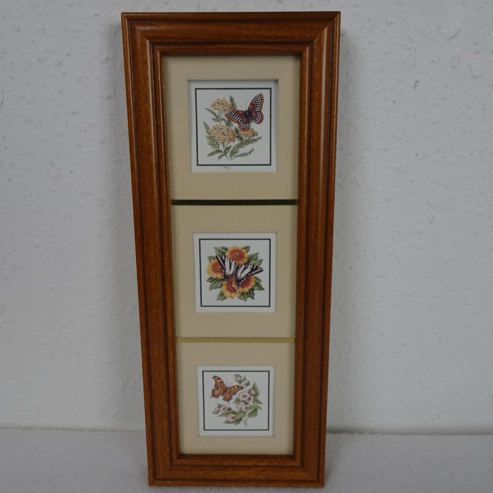 Heartfelt Decor Mini Wood Framed Square Photos Butterfly Rectangle Frame